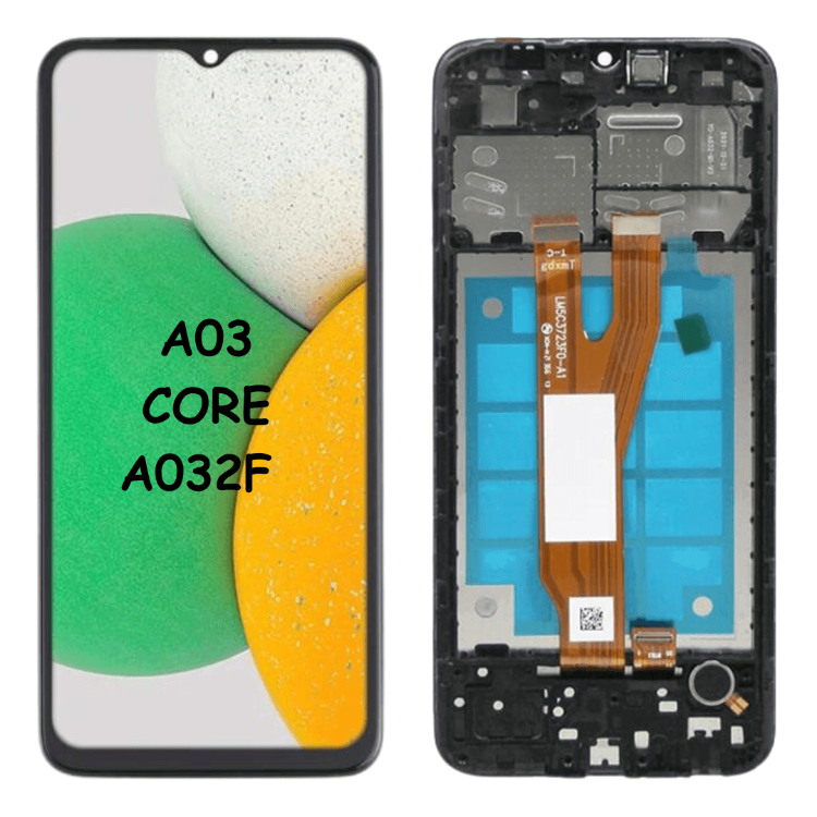 LCD Screen & Digitizer Full Assembly with Frame For Samsung Galaxy A03 Core (A032F) - Best Cell Phone Parts Distributor in Canada, Parts Source LCD Screen & Digitizer Full Assembly with Frame For Samsung Galaxy A03 Core (A032F) - Best Cell Phone Parts Distributor in Canada, Parts Source